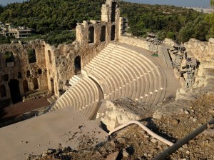 Odeum of Herodus Atticus...great place to learn about Greek history!