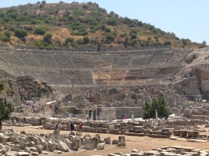 The Grand Theatre, Ephesus...can you imagine presenting here? St. Paul did, as did Sting!
